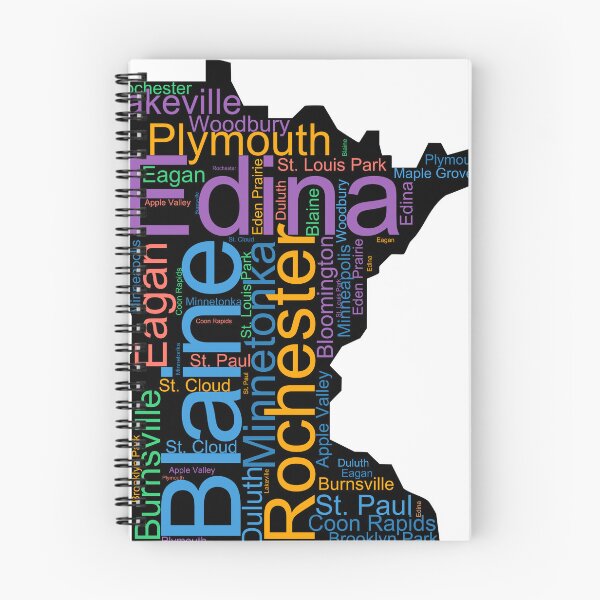 Item preview, Minnesota Word Art With Cities designed and sold by TheIconSmith.