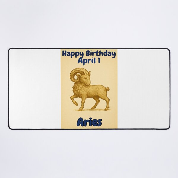 Item preview, Birthday Zodiac Sign – April 1 designed and sold by ariksworld.