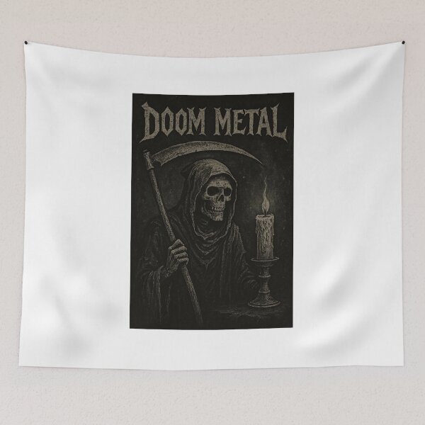 Item preview, Occult Doom Metal Art - Gothic Candlemass Pentagram Poster & Shirt designed and sold by GeniePixel.
