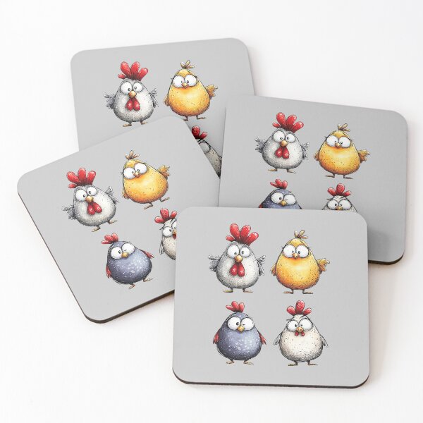 Item preview, Cute Country Chickens designed and sold by dharanna.
