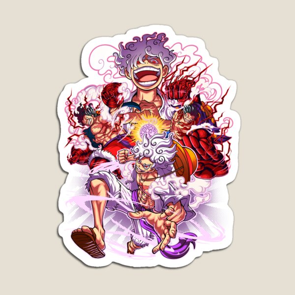Item preview, Luffy Gear Fifth - Sun God Nikka designed and sold by sarudraws.