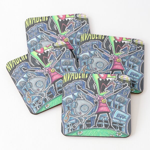Item preview, Póster de ACID INVADERZ designed and sold by pezoid.