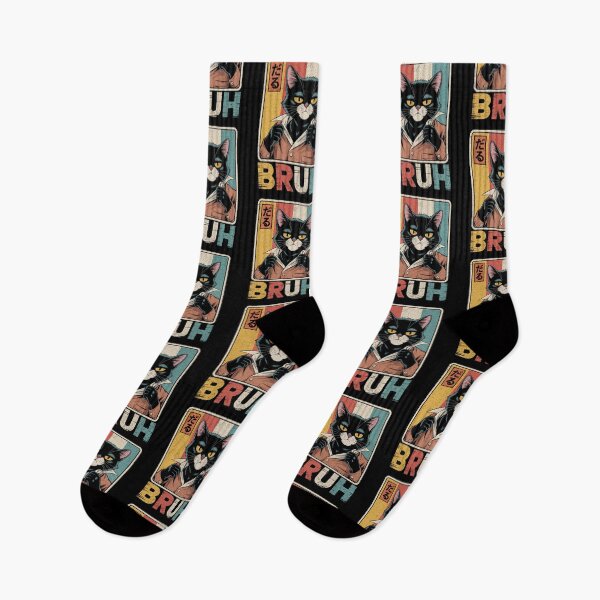 Item preview, Funny Cat Bruh Meme Japanese Anime designed and sold by KarimSoCute.