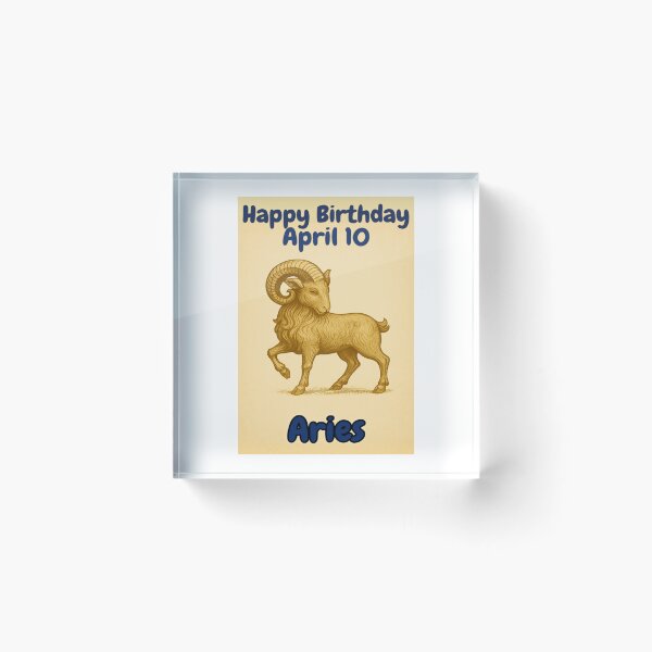 Item preview, Birthday Zodiac Sign – April 10 designed and sold by ariksworld.