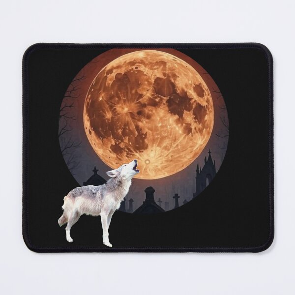 Item preview, Wolf howling at Blood Moon designed and sold by Diseno-Devino.