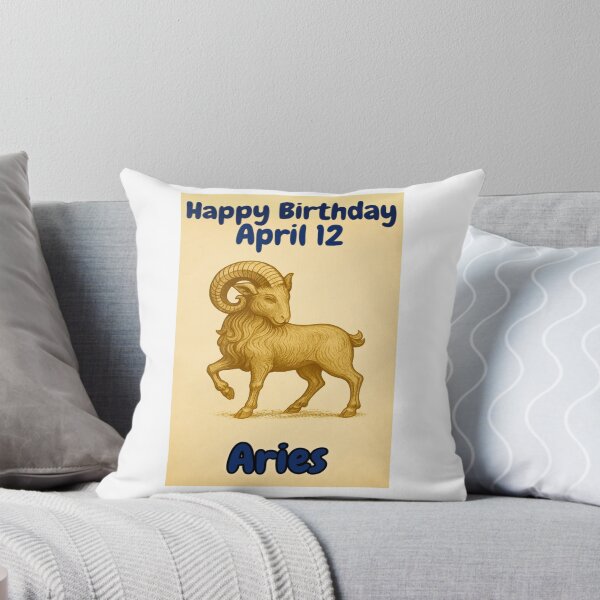 Item preview, Birthday Zodiac Sign – April 12 designed and sold by ariksworld.