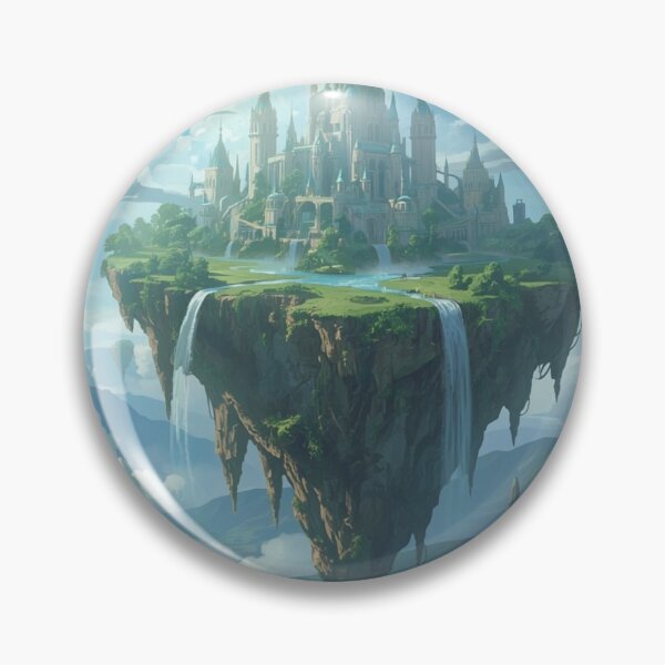 Item preview, Aethelgard: Sky Citadel of the Whispering Falls designed and sold by Mouaz  ⭐⭐⭐⭐⭐.