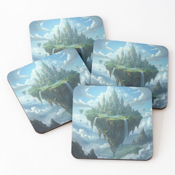 Item preview, Aethelgard: Sky Citadel of the Whispering Falls designed and sold by Mouaz  ⭐⭐⭐⭐⭐.