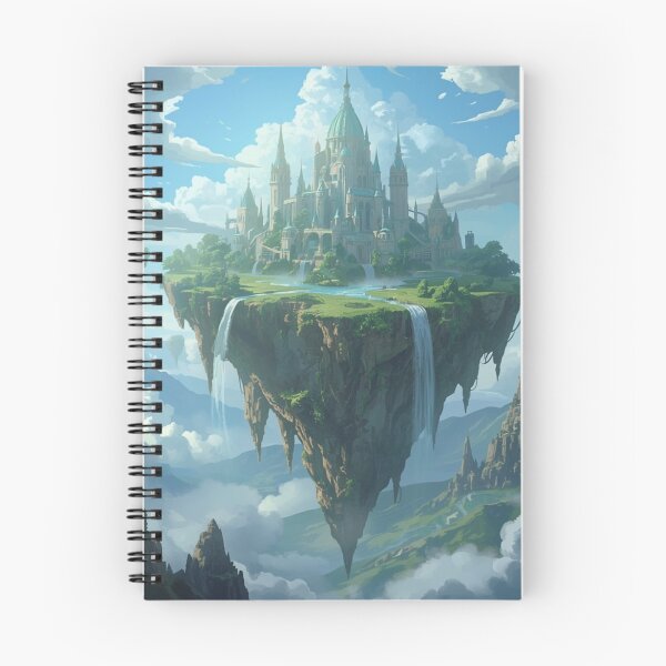 Item preview, Aethelgard: Sky Citadel of the Whispering Falls designed and sold by Mouaz  ⭐⭐⭐⭐⭐.