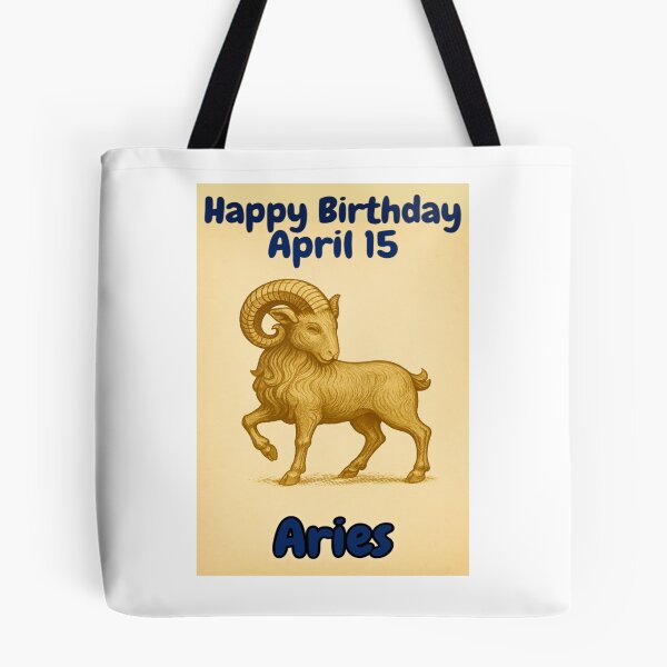 Item preview, Birthday Zodiac Sign – April 15 designed and sold by ariksworld.