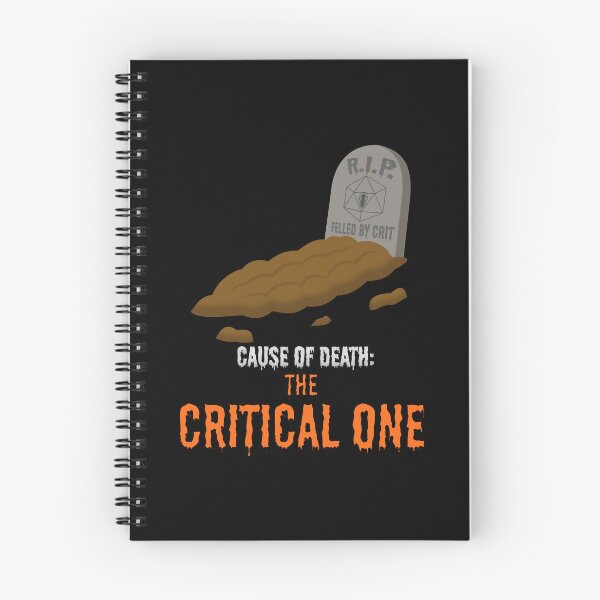 Item preview, Cause of Death: The Critical One ( Dungeons and Dragons Inspired ) designed and sold by Red Jacket Technologies.