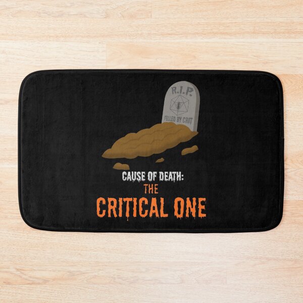 Item preview, Cause of Death: The Critical One ( Dungeons and Dragons Inspired ) designed and sold by Red Jacket Technologies.