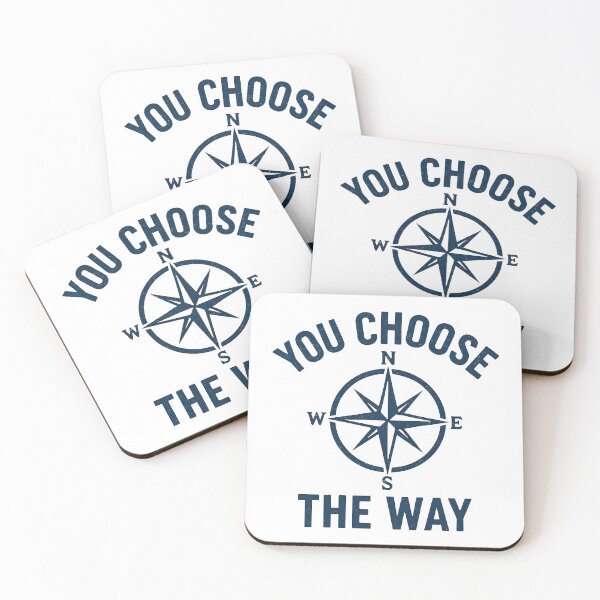 Item preview, You Choose the Way Compass Design for Adventurers and Free Spirits. designed and sold by The-T-In-Retro.