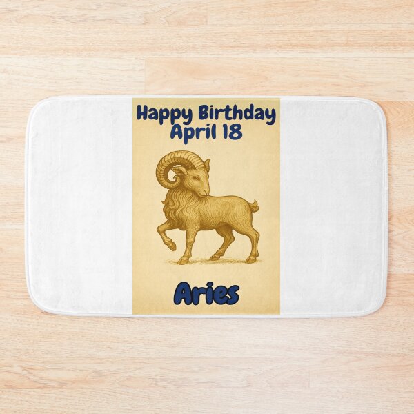 Item preview, Birthday Zodiac Sign – April 18 designed and sold by ariksworld.