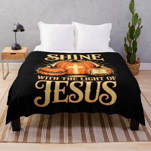 Item preview, Shine With The Light Of Jesus Christian Pumpkin designed and sold by KarimSoCute.