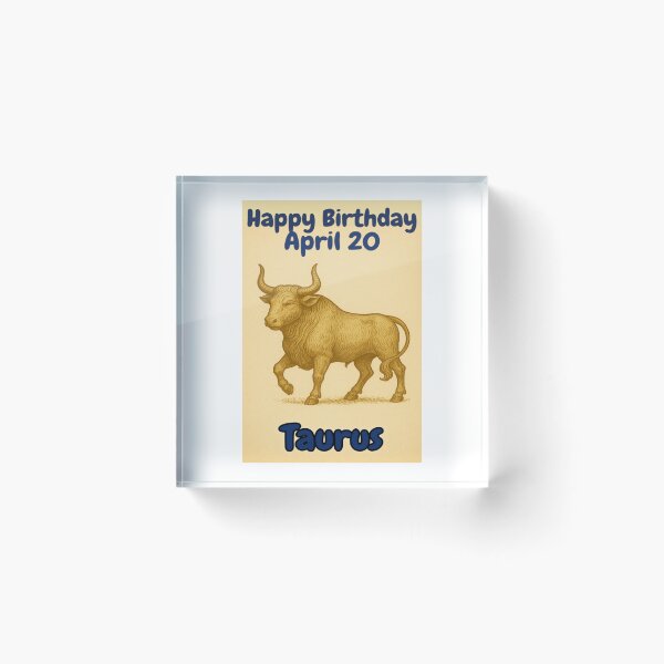 Item preview, Birthday Zodiac Sign – April 20 designed and sold by ariksworld.