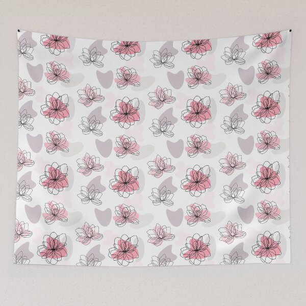 Item preview, abstract flowers designed and sold by IsaMarina.