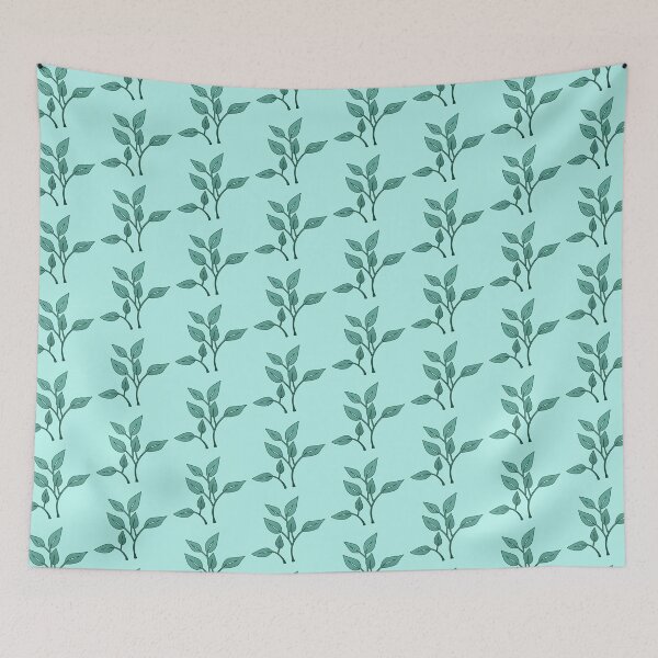 Item preview, Leaves (Sky Blue) designed and sold by LoreliNLi.