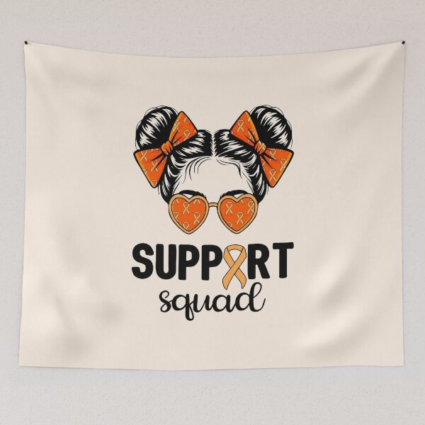 Item preview, Leukemia Cancer Awareness - Support Squad Messy Buns II designed and sold by Lemon Pepper.