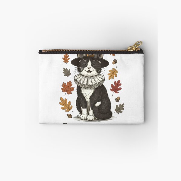 Item preview, Pilgrim Cat Thanksgiving Historical Vintage Cute designed and sold by GizmoDesign.