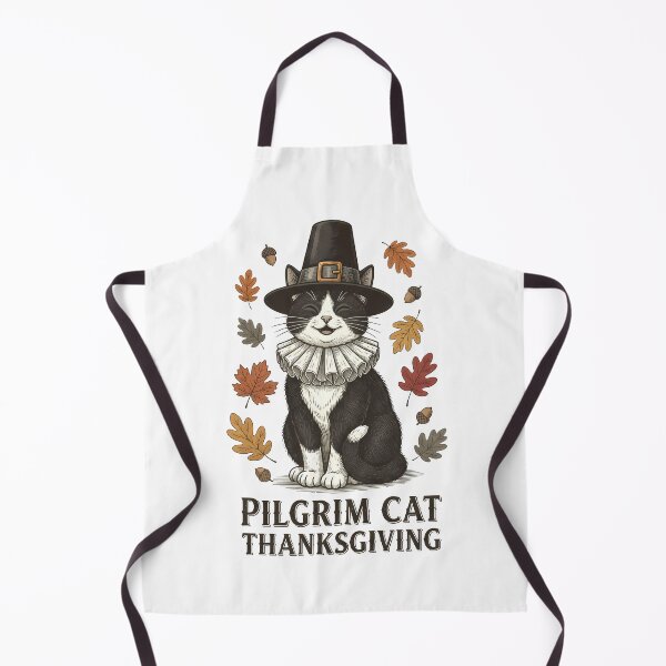 Item preview, Pilgrim Cat Thanksgiving Historical Vintage Cute designed and sold by GizmoDesign.