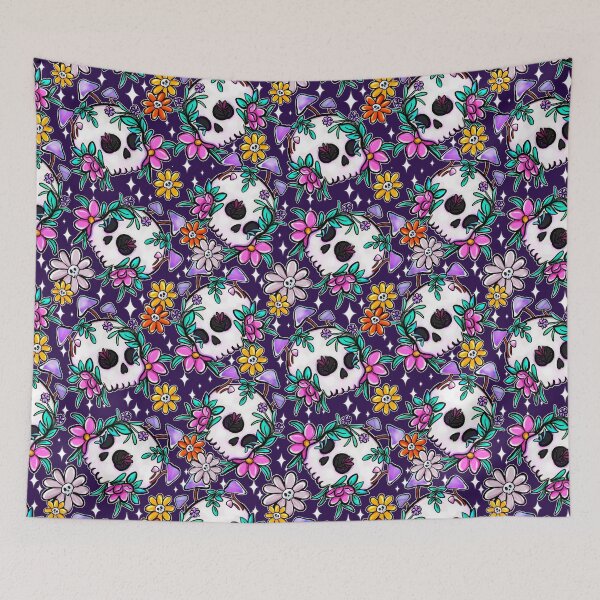 Item preview, Garden skulls designed and sold by AfreenDesign.