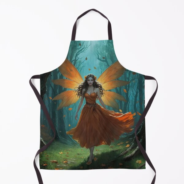 Item preview, Enchanted Autumn Fairy in Magical Fall Forest designed and sold by FairyJournal.