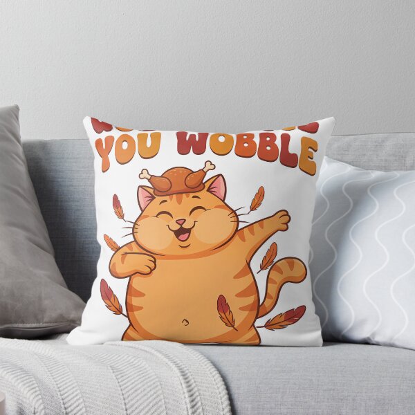 Item preview, Gobble Til You Wobble Dancing Cat Thanksgiving designed and sold by GizmoDesign.