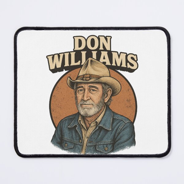 Item preview, Don Williams Gentle Giant T-shirt - Classic Country Music Poster & Mug designed and sold by GeniePixel.