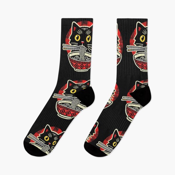 Item preview, Anime Cat Ramen Japanese Funny Graphic Tees Kawaii Cat Anime designed and sold by cawtoon.