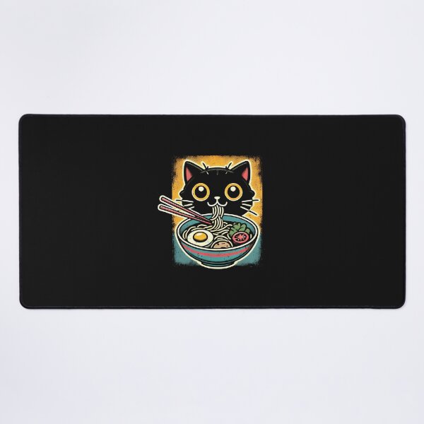 Item preview, Anime Cat Ramen Japanese Funny Graphic Tees Kawaii Cat Anime designed and sold by cawtoon.