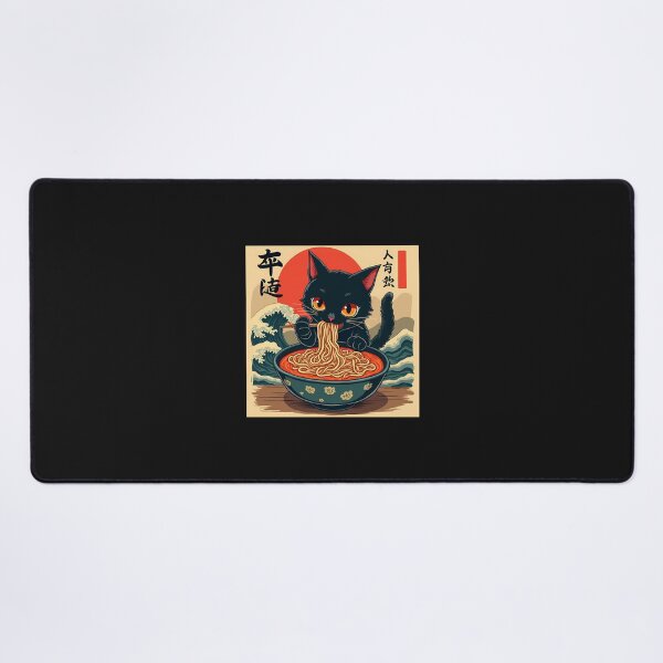 Item preview, Anime Cat Ramen Japanese Funny Graphic Tees Kawaii Cat Anime designed and sold by cawtoon.