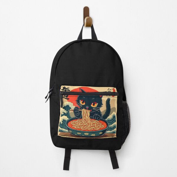 Item preview, Anime Cat Ramen Japanese Funny Graphic Tees Kawaii Cat Anime designed and sold by cawtoon.