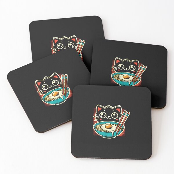 Item preview, Anime Cat Ramen Japanese Funny Graphic Tees Kawaii Cat Anime designed and sold by cawtoon.