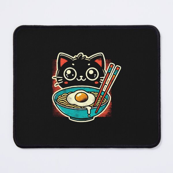 Item preview, Anime Cat Ramen Japanese Funny Graphic Tees Kawaii Cat Anime designed and sold by cawtoon.