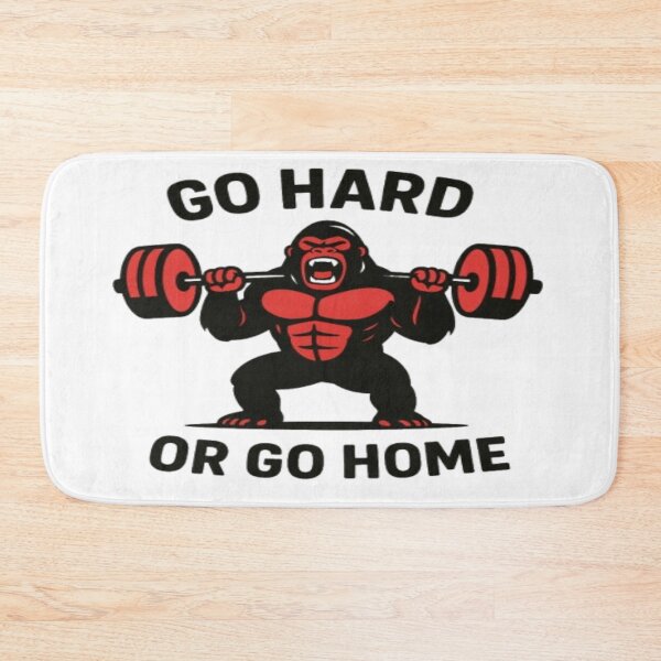 Item preview, Strong Gorilla Lifting Weights – Bold Fitness Gym Motivation Design designed and sold by CMdigit.