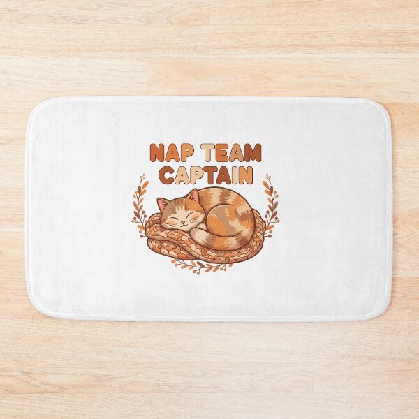 Item preview, Nap Team Captain Thanksgiving Sleepy Cat Cozy designed and sold by GizmoDesign.