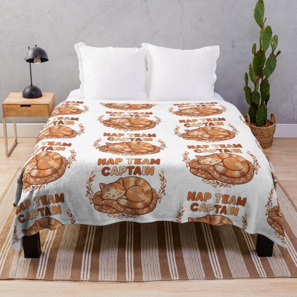 Item preview, Nap Team Captain Thanksgiving Sleepy Cat Cozy designed and sold by GizmoDesign.