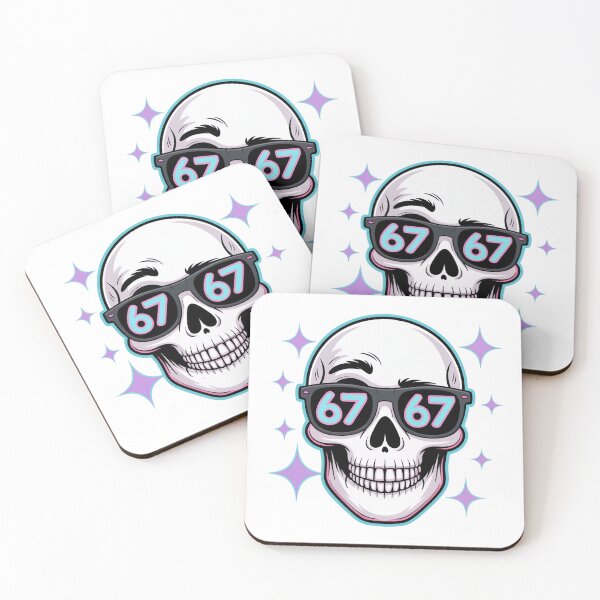 Item preview, “Six Seven Bruh” Skeleton Face Meme Shirt designed and sold by WSPrintCrafter.