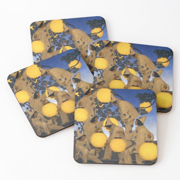 Item preview, Maxfield Parrish - The Lantern Bearers  designed and sold by forgottenbeauty.