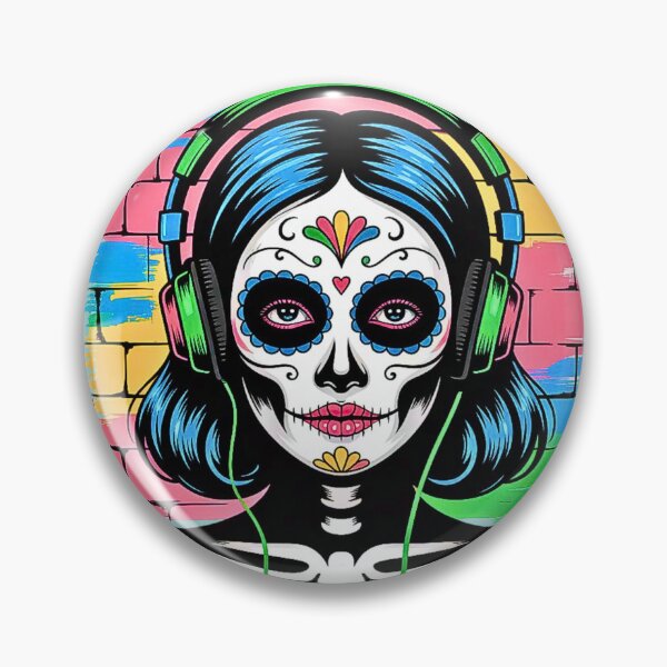 Item preview,  Catrina  Neon Portrait designed and sold by VibrArtco.