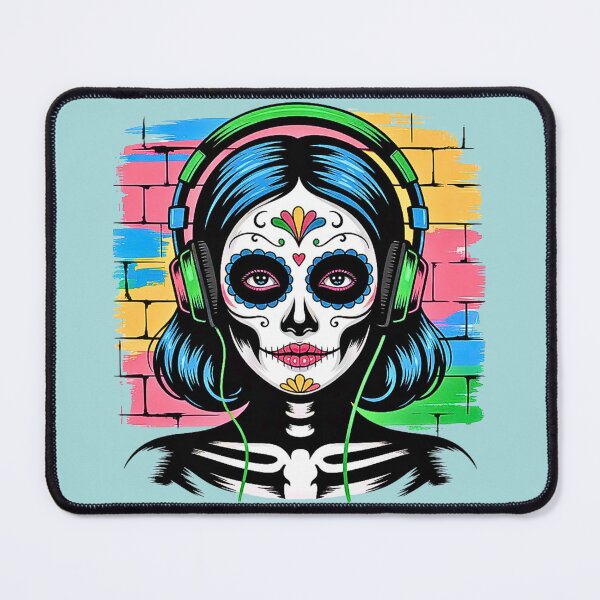 Item preview,  Catrina  Neon Portrait designed and sold by VibrArtco.