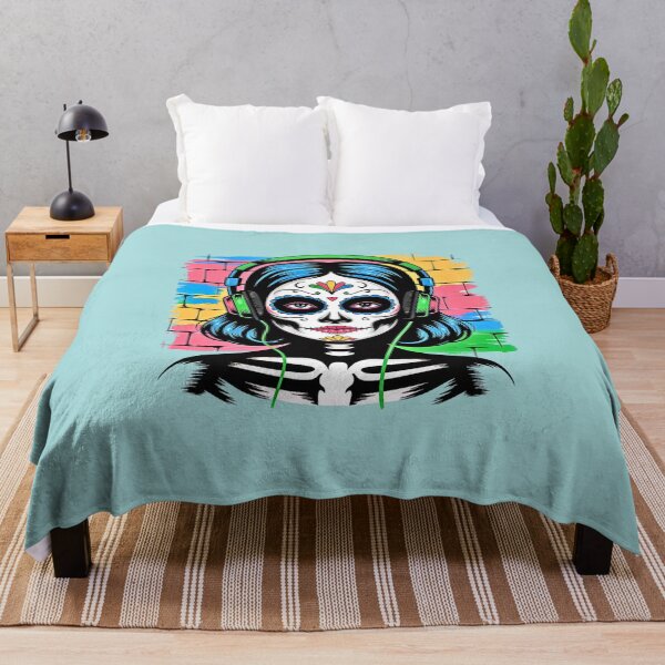 Item preview, Catrina Neon Portrait designed and sold by VibrArtco.