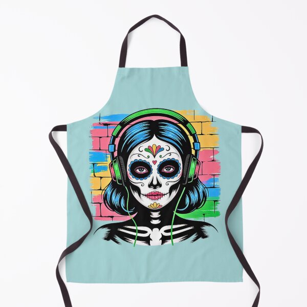 Item preview, Catrina Neon Portrait designed and sold by VibrArtco.