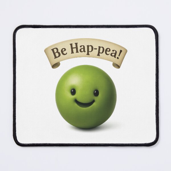 Item preview, Be Hap-pea! | Cute Smiling Pea Design designed and sold by Pokah79.