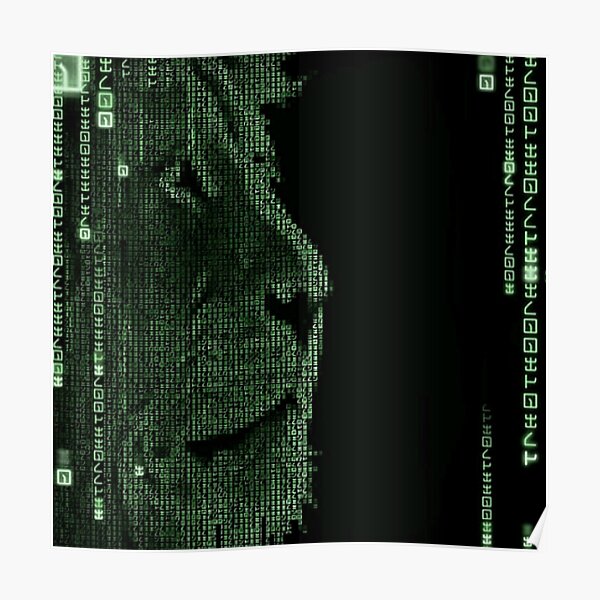 The Matrix Lion Poster
