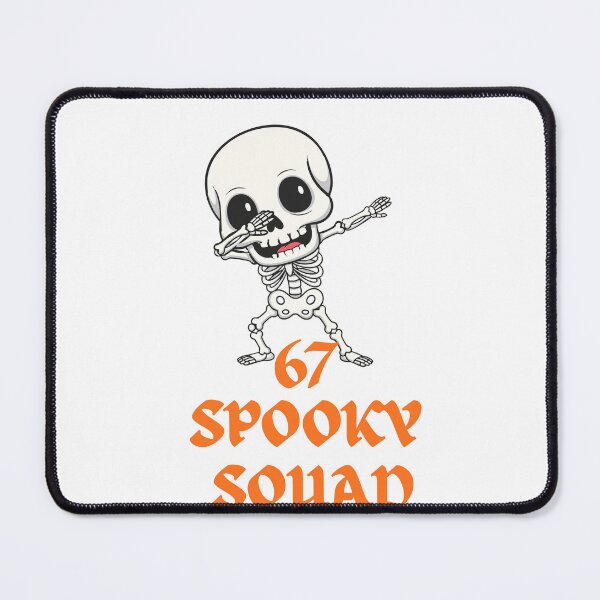 Item preview, 67 Spooky Squad Kids Skeleton Dabbing T-Shirt Funny Halloween Numbers Six Seven Shirt designed and sold by Omarmadani.