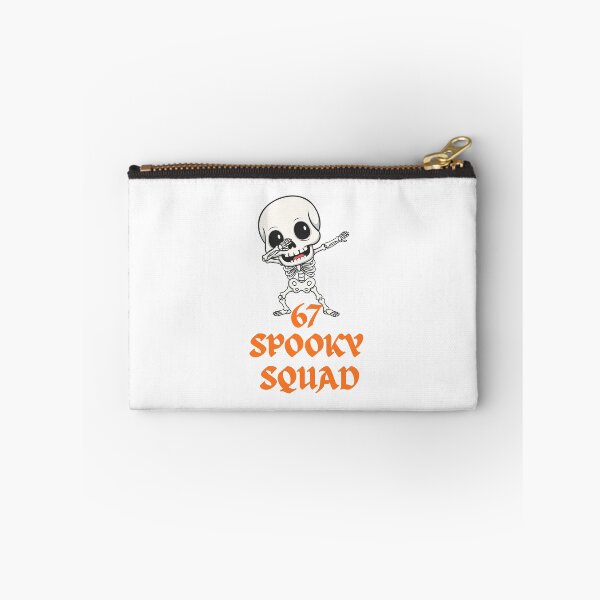 Item preview, 67 Spooky Squad Kids Skeleton Dabbing T-Shirt  Funny Halloween Numbers Six Seven Shirt designed and sold by Omarmadani.