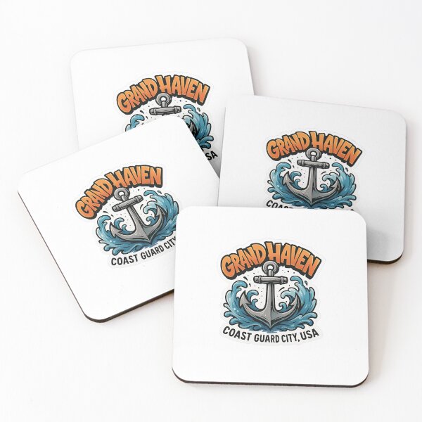 Item preview, Grand Haven Coast Guard City Graffiti Sticker designed and sold by BoldApparel.