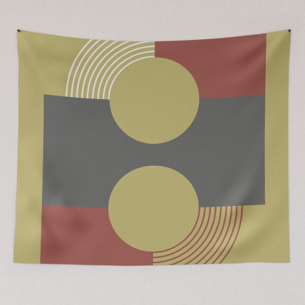 Item preview, Bauhaus Geometric Shapes Abstract Art designed and sold by KMA Home Design.
